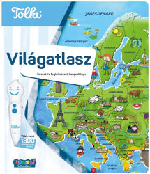 Tolki interaktív hangoskönyv - Világatlasz (Tolki-34532)