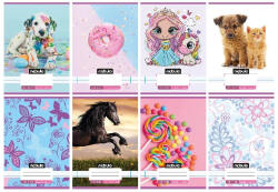 Nebulo Füzet vonalas Nebulo A/5 32 lapos 14-32 1. osztályos Cuki minták