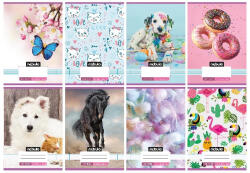 Nebulo Füzet vonalas Nebulo A/5 32 lapos 16-32 2. osztályos Cuki minták