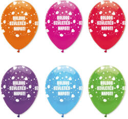 Globos Lufi, Boldog születésnapot, lufi mintás, 100 db/cs