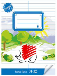 ICO Füzet A/5 31-32 szótár famentes Ico Süni bekötött sulikész szótárfüzet