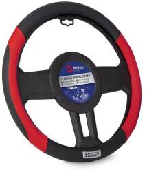 Sparco Kormányvédő, fekete-piros, Sparco, csúszásmentes rátéttel, 38 cm