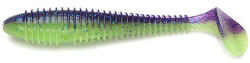 Keitech Swing Impact FAT 4, 3" / PAL#06 - Violet Lime Belly gumihal