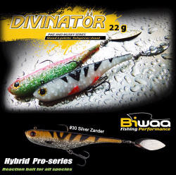  BIWAA DIVINATOR JUNIOR 14cm 22gr 30 Silver Zander