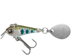  SPINNERTAIL TIEMCO RIOT BLADE S 25mm 9gr 100 Holo Yamame