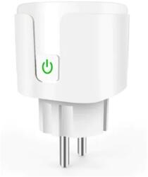 Tuya Priza Inteligenta Zigbee cu Monitorizare Consum, programabil, Compatibil cu app Tuya, Smart Life, Control vocal, Alexa, Amazon, Google Home, 16A SmartWiz (SZSF-W-WIF-20A-EU)