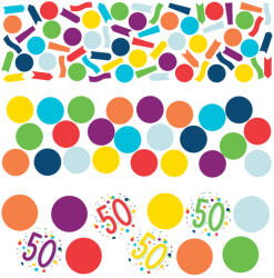Amscan Színes születésnapi konfetti - 50
