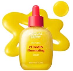 EQQUALBERRY Vitamin Illuminating Serum folthalványító és ragyogásfokozó szérum acerolával, 30 ml