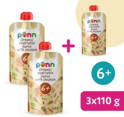 Salvest Põnn 2+1 INGYEN: SALVEST Põnn BIO Csirkehús zöldségpürével (110 g)