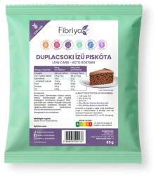 Fibriya Dupla csoki ízű piskóta - Low carb keto rostmix 85g - fittpiac
