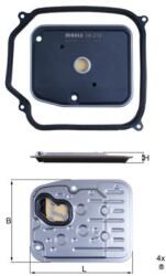 MAHLE Filtru hidraulic, cutie de viteze automata MAHLE HX 272D1 (HX 272D1)