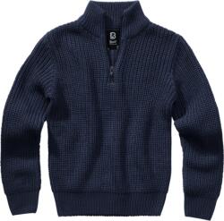 Brandit Pulover pentru copii Brandit Marine Pullover Troyer, albastru marin