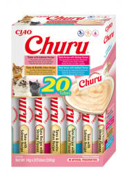Inaba Foods Churu Cat Varieties Recompense Cremoase cu Fructe de Mare 20 buc - vetpet-shop