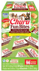Inaba Foods Churu Dog Fun Bites Recompense pentru Caini cu Pui si Dovleac