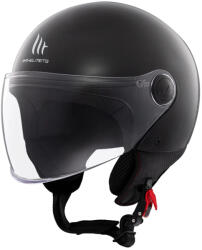 MT Helmets Street S Negru Lucios Α1 Cască Moto Jet ECE 22.06 / DOT 950gr MTH000KRA533 (MTH000KRA533)