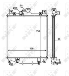 NRF Chladič motora NRF 59083 (59083)