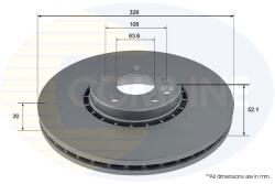 COMLINE Brzdový kotúč COMLINE ADC1916V (ADC1916V)