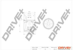 Dr! ve+ Filtru ulei Dr! ve+ DP1110.11. 0157 (DP1110.11.0157) - automobilus