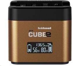 hähnel ProCube2 Olympus akkumulátor töltő Elem sportfotózásra használt fényképezőgéphez Váltakozó áram, Szivargyújtó (1000 574.0)