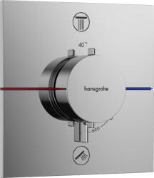 Hansgrohe ShowerSelect Comfort E, rejtett termosztát 2 készülékhez, króm, HAN-15572000 (HAN-15572000)
