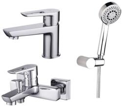 Cersanit Készlet kád és zuhany csaptelep Cersanit Mille S951-006, mosdócsaptelep Cersanit Mille S951-045, S951-022 (S952003)