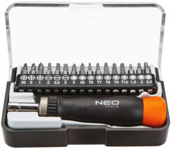 NEO TOOLS Bitfejes MŰSZERÉSZ, PRECÍZIÓS Csavarhúzó készlet 17db 25 év garanciával 04-228
