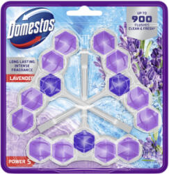 Domestos Power5 WC frissítő blokk, Levendula 3 × 50 g