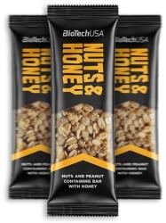 BioTechUSA USA Nuts and Honey szelet - 35g - vitaminbolt