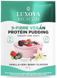  Luxoya 9-Fibre Vegán fehérjét tartalmazó rostpuding 9 féle rosttal Vanília-erdei gyümölcs - 45g - vitaminbolt - 1 290 Ft