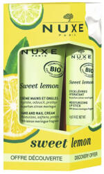 Nuxe Set Crema de maini + Balsam de buze stick Sweet Lemon, 30 ml + 4 g, Nuxe