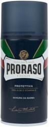Proraso Blue Shaving Foam spumă de bărbierit cu aloe vera și vitamina e 300 ml pentru bărbați