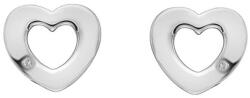 Hot Diamonds Cercei de inimă din argint cu diamante autentice Amulete DE616