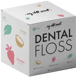 My White Secret Dental Floss ata dentara Coconut, Mint, Strawberry 3 buc