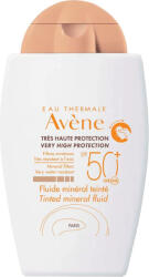 Eau Thermale Avène Sun Mineral Fluid Tinted tratament pentru protectie solara SPF 50+ 40 ml