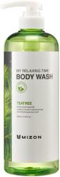 MIZON My Relaxing Time Tea Tree gel de dus revigorant pentru pielea problematică și grasă 800 ml