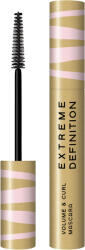 Dermacol Extreme Definition mascara rezistent, pentru volum culoare Deep Black 11 ml