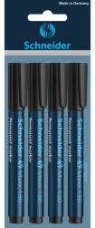 Schneider Maxx 130 Alkoholos filc, 4 db, Fekete