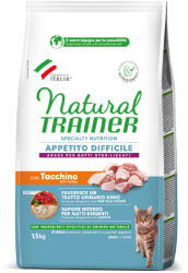 Natural Trainer 1, 5kg Natural Trainer Difficult Appetite pulyka száraz macskatáp