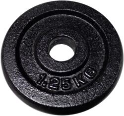 Kubisport Öntöttvas tárcsa 1, 25 kg - 30 mm Súlytárcsa