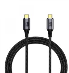PremiumCord USB 4.0 Type C Összekötő Fekete 30cm ku4cr03 (ku4cr03)