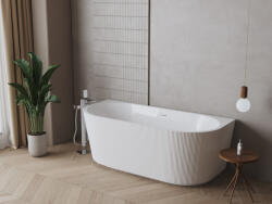 Aquatrend Kád, Aquatrend Nizza Lux félszabadon álló kád 170x80 - zuhanykabin