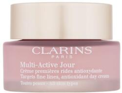 Clarins Multi-Active nappali ránctalanító arckrém minden bőrtípusra 50 ml nőknek