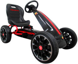 R-Sport ABARTH BLACK pedálos gyerek gokart, fekete