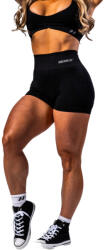 Nebbia TOTALLY SEAMLESS High Waisted Push-Up Shorts 304 black Női rövidnadrág XS
