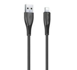 Awei adatkábel (USB - lightning, 2.4A, 100cm) FEKETE Apple IPAD / IPAD 2 / IPAD (3rd Generation) (CL-182L) (CL-182L)