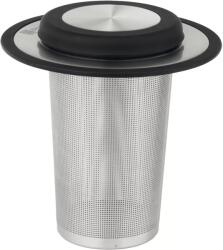 Bredemeijer Coaster XL Teaszűrő, rozsdamentes acél/szilikon, magasság: 112 mm, Ø: 107 mm