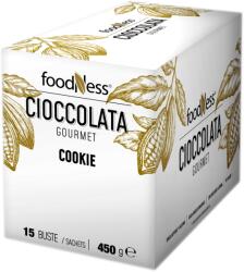 FoodNess Ciocolata Calda FoodNess Cookie Biscuite Cookie Plic 30 gr. , 15 plicuri/cutie