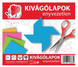 ICO Süni Kivágólap - 15x15 cm, 10 színű lap (TICSUK15)