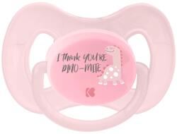 Kikkaboo Силиконова залъгалка Kikkaboo - Dinomite, Pink, 0-6 m (31303010059)