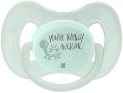 Kikkaboo Силиконова залъгалка Kikkaboo - Dinomite, Mint, 0-6 m (31303010060)